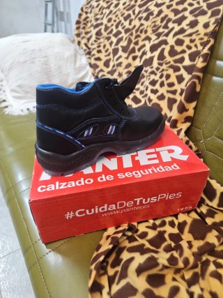 Zapato de seguridad Panter Piel Flor