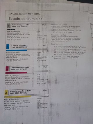 Impresora HP Color LaserJet Pro MFP M277n