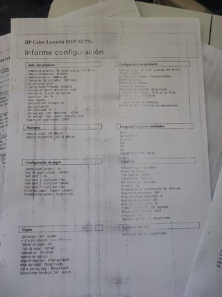 Impresora HP Color LaserJet Pro MFP M277n