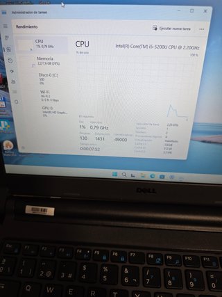 Ordenador Portátil Dell INTEL ICORE 5 , 8RAM