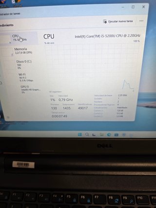 Ordenador Portátil Dell INTEL ICORE 5 , 8RAM