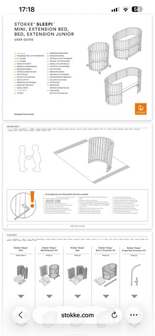 Pack completo Cuna Stokke Sleepi