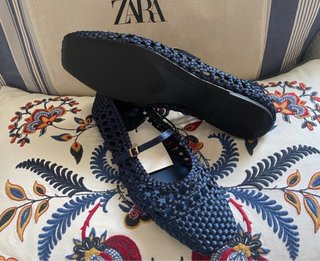 Bailarinas Zara Mary Jane trenzadas T/39