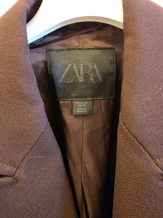 Blazer Zara Marrón Talla XS