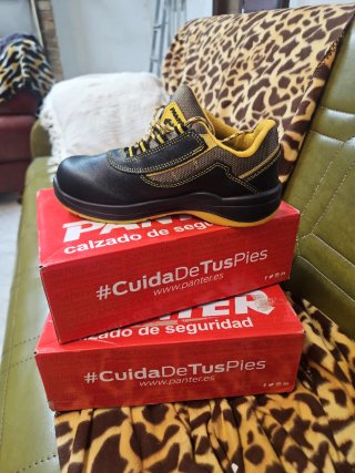 Zapatos de seguridad Panter negros Muchas tallas