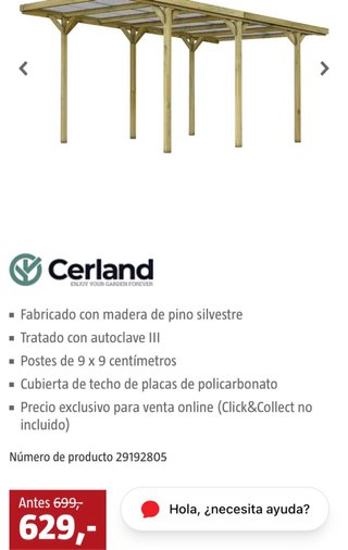 Cocheras de madera NUEVAS
