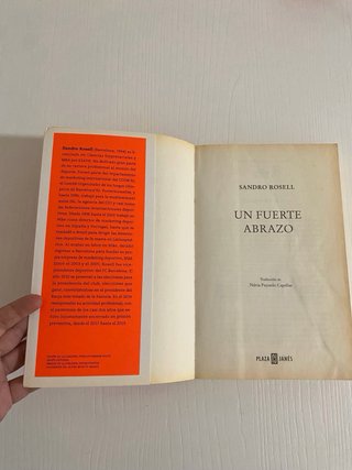 Libro Un fuerte abrazo. Sandro Rosell
