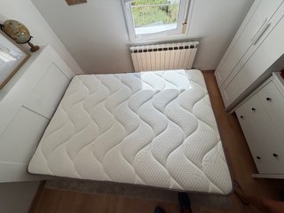 Cama 135x190 viscoelástica con canapé