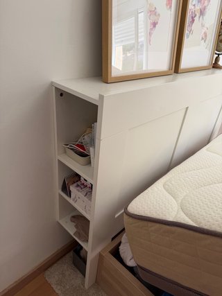 Cama 135x190 viscoelástica con canapé