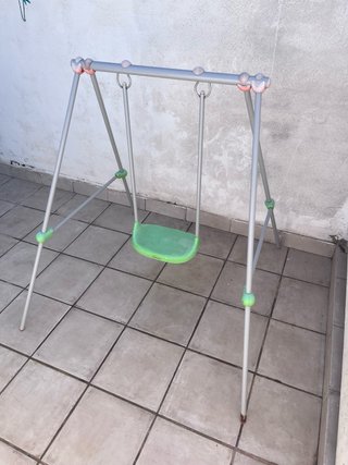 Columpio Smoby Naranja y Verde