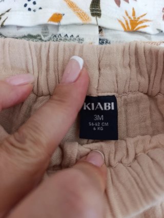2 Conjuntos Kiabi Camiseta y Pantalón Bebé