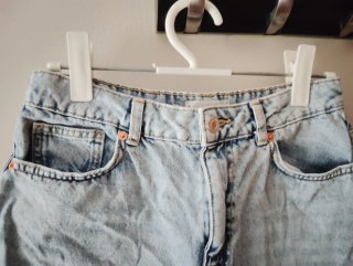 Shorts vaqueros Mango desgastados