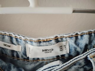 Shorts vaqueros Mango desgastados