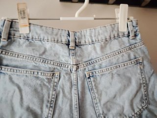 Shorts vaqueros Mango desgastados