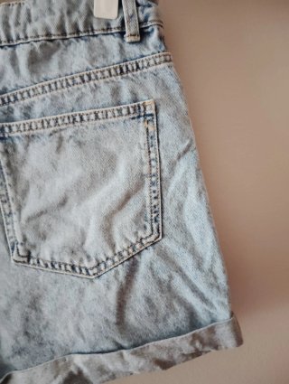 Shorts vaqueros Mango desgastados