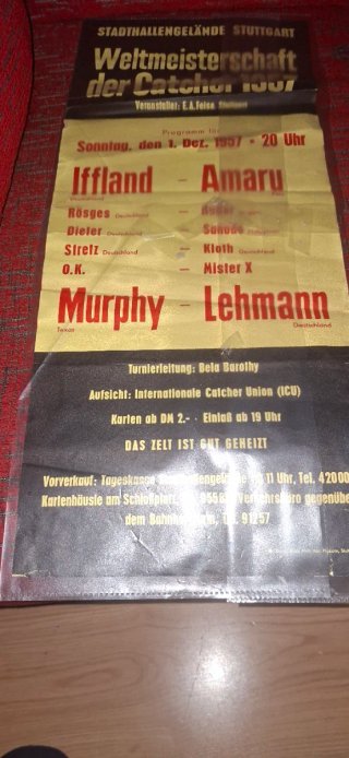 Cartel Lucha Libre 1957 - CATCHASCAN