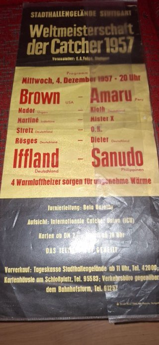 Cartel Lucha Libre 1957 - CATCHASCAN