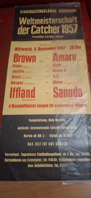 Cartel Lucha Libre 1957 - CATCHASCAN