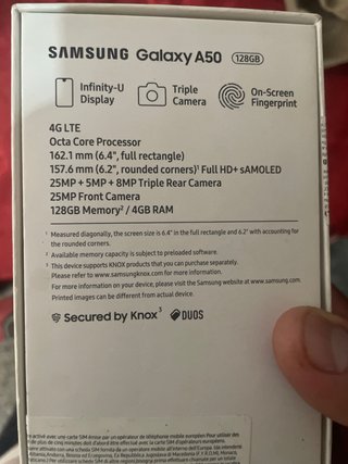 Samsung A50 Caja Sellada
