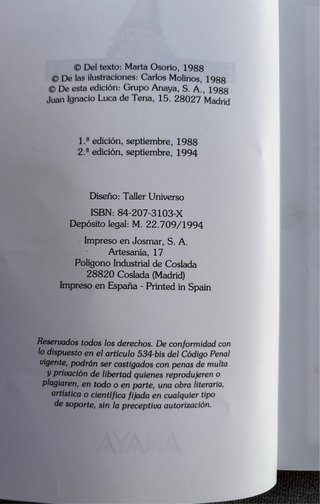 Romaníes Marta Osorio 1994 El Duende Verde
