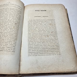 Libro Antico 1862 Maladies De L'Oeil Par Sperino