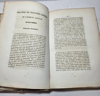 Libro Antico 1862 Maladies De L'Oeil Par Sperino