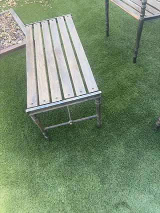 Muebles de jardín madera y metal
