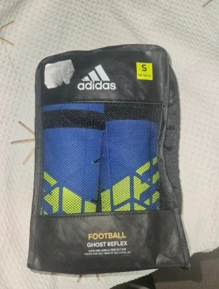 Espinilleras Adidas Fútbol Azul/Amarillo