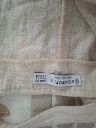 Mono corto tirantes Stradivarius Beige XS