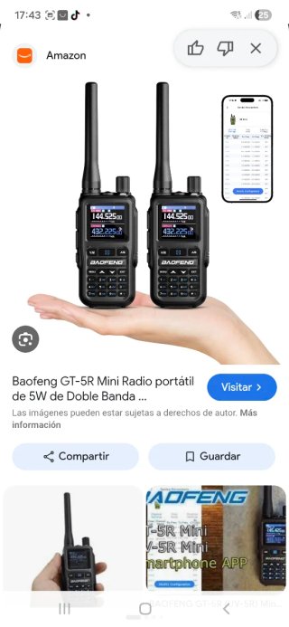 BAOFENG GT-5R Mini Walkie Talkie