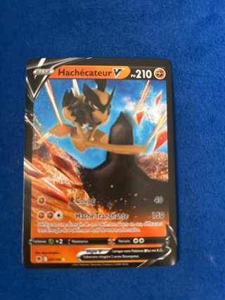 Carta Pokémon Hachécateur V 210 HP