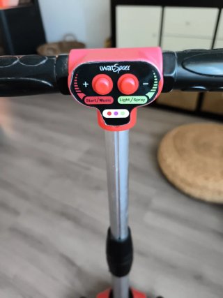 Patinete infantil 3 ruedas luces humo melodías