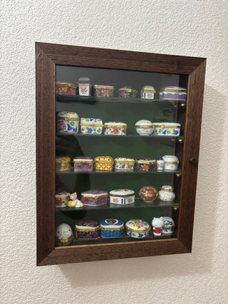 Vitrina pequeña de pared