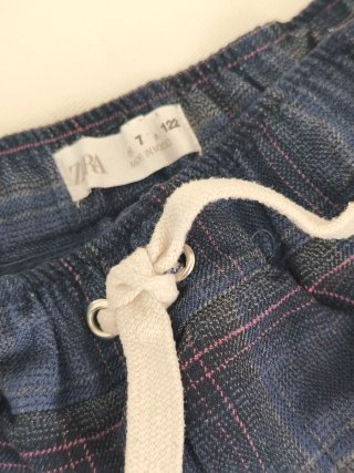 Pantalón cuadros niña Zara
