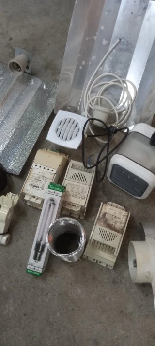 Lote Focos Cultivo SHP 600W Balastros