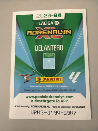 Cromo Messi La Liga EA Sports Panini