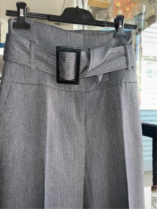 Pantalón Mango gris de vestir
