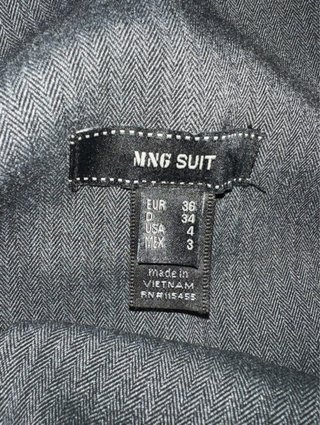 Pantalón Mango gris de vestir