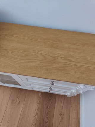 Mueble auxiliar o TV madera y cristal