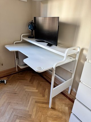 Escritorio Gamer Ikea Fredde Blanco