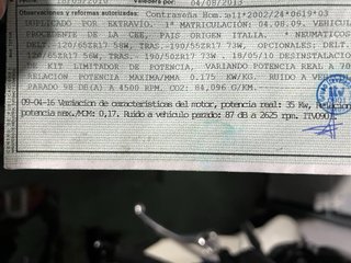 Aprilia Shiver 750 cc. Apta para carnet A2.