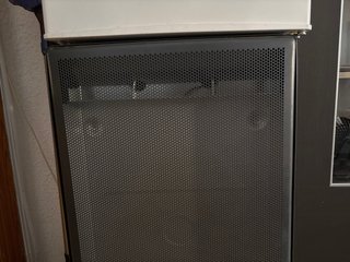 Estufa de metal y plástico
