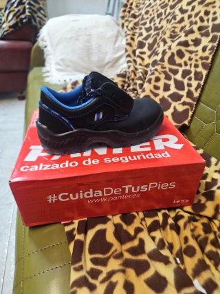 Zapato de seguridad Panter Negro/Azul