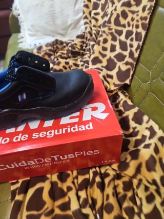 Zapato de seguridad Panter Negro/Azul