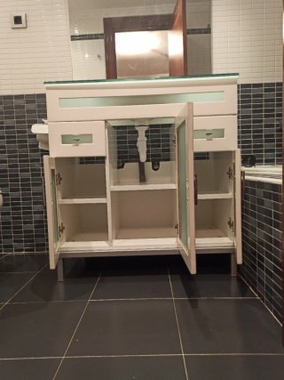 Mueble de baño con espejo