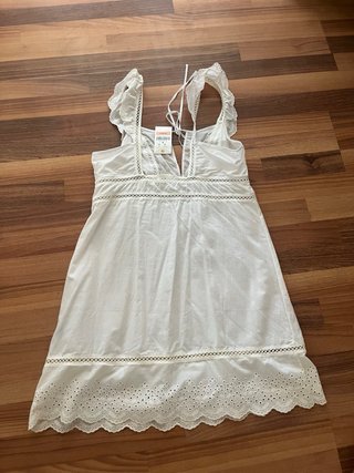 Vestido lencero Oysho blanco Talla M