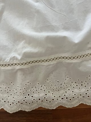 Vestido lencero Oysho blanco Talla M