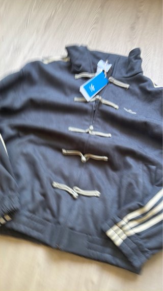 Chaqueta Adidas Año Nuevo Chino Gris Oscuro