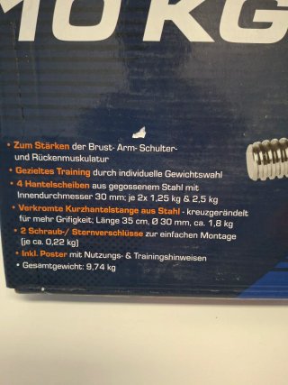 Set Manubri 10 KG - Nuovo