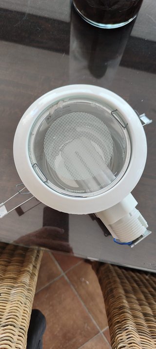 Foco empotrable cristal